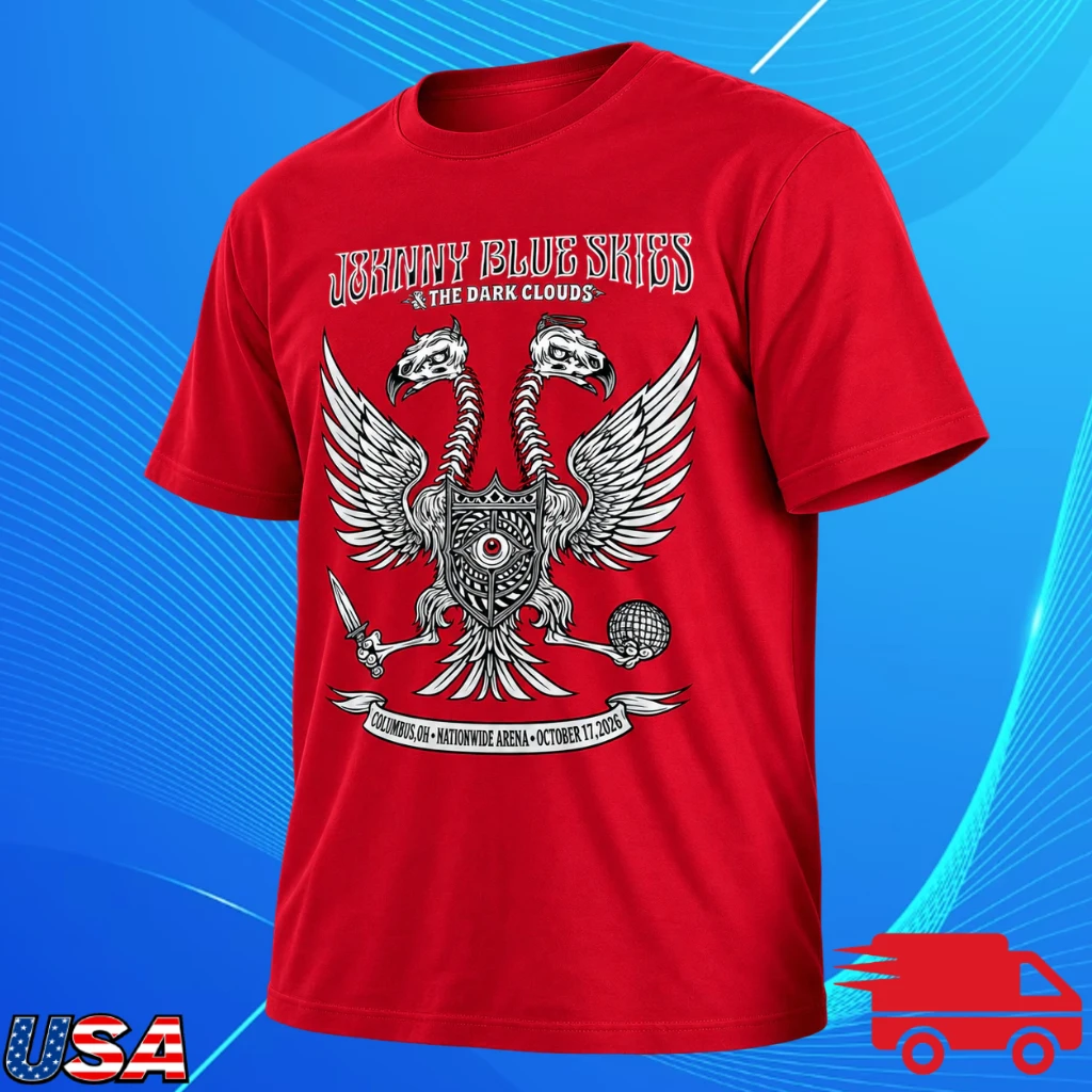 Johnny Blue Skies Nationwide Arena Columbus Unisex Tee