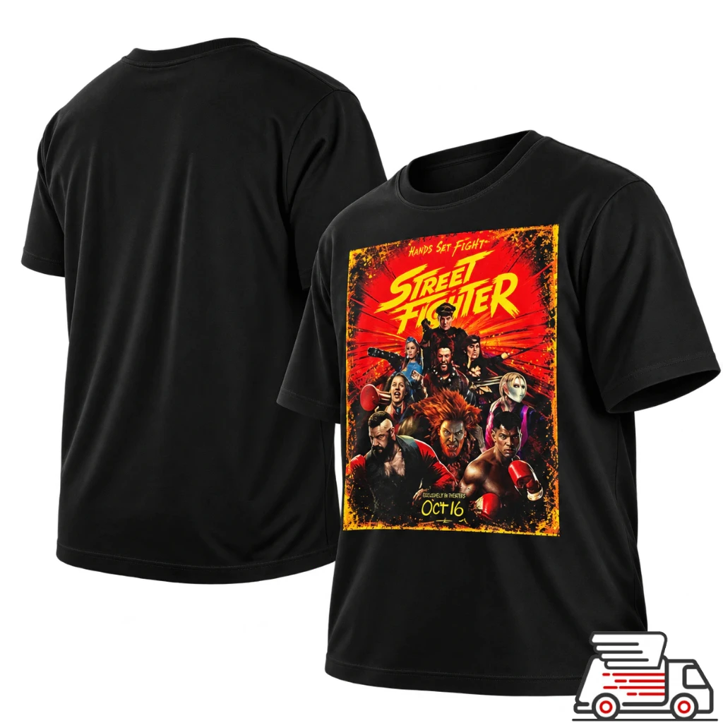 Street Fighter Movie 2026 Poster T-Shirt
